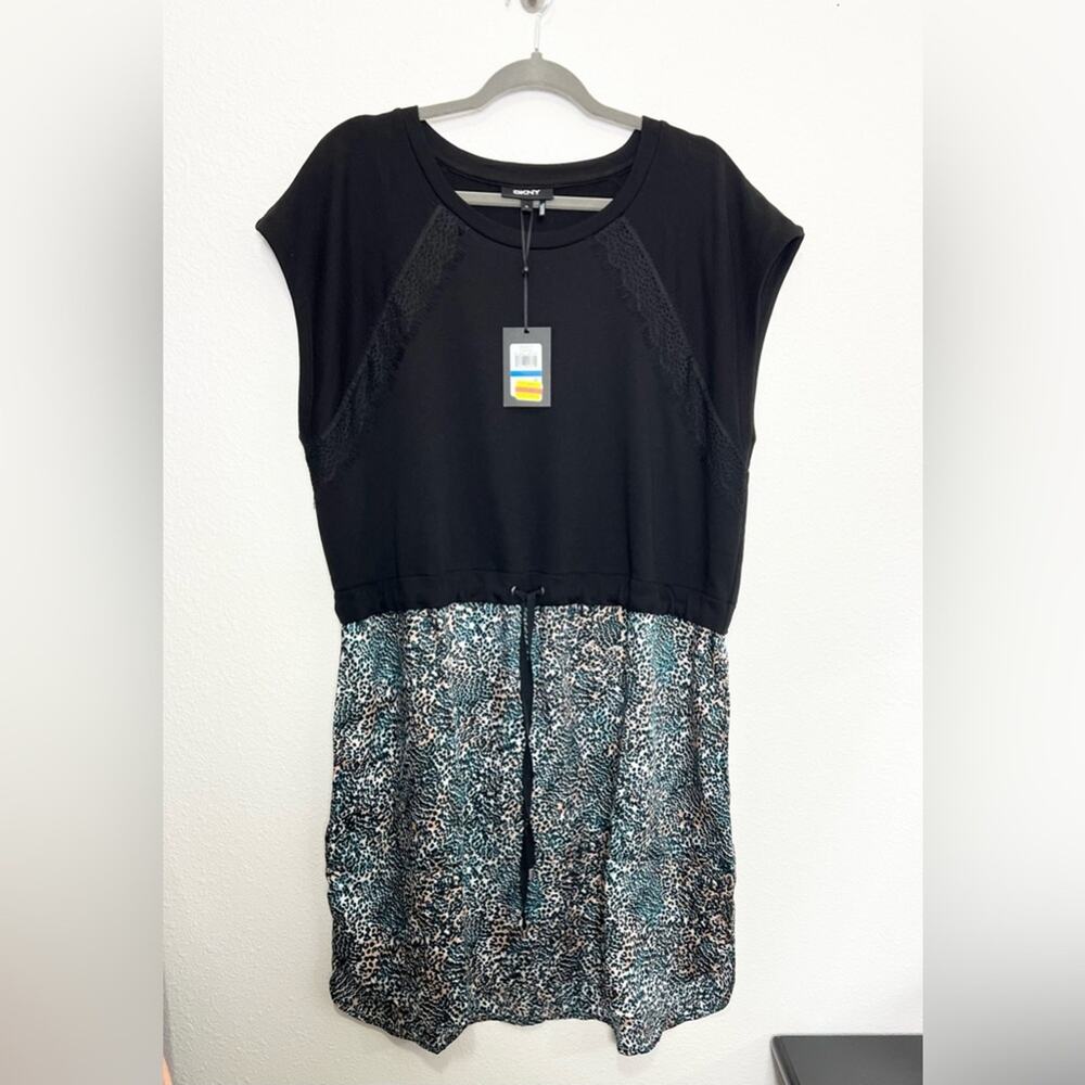 DKNY SPORTSWEAR black dress size XL - Picture 3 of 7